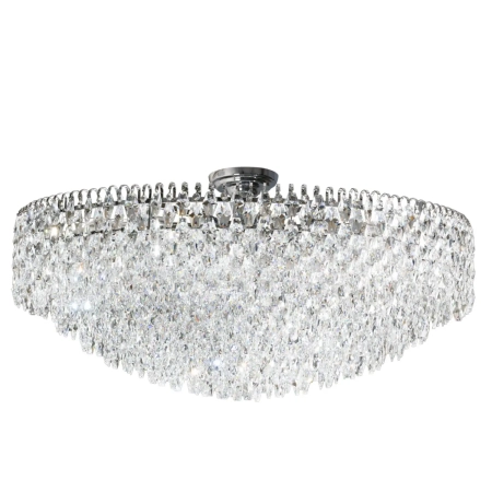 Azzardo Plafon kryształowy chromowany 100cm 28-punktowy AZ6909 z serii BURANO