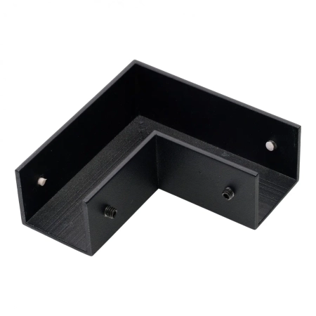 Azzardo Łącznik narożny aluminiowy czarny IP65 AZ6938 z serii A TRACK