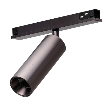 Azzardo Reflektor szynowy magnetyczny tytanowy LED 8W AZ7044 z serii NIKO TRACK MAGNETIC