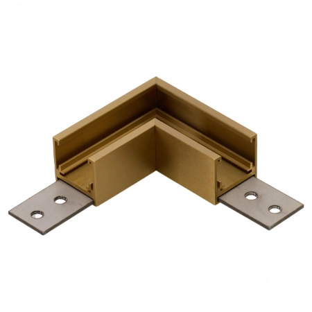 Azzardo Łącznik kątowy magnetyczny złoty aluminiowy AZ7061 z serii SIGMA