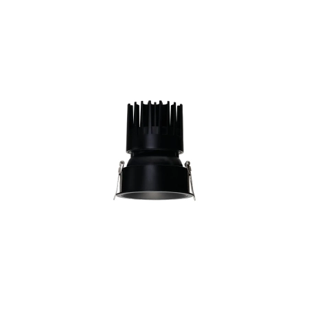 Azzardo Lampa wpuszczana LED aluminiowa czarna 6cm AZ7094 z serii MIRT