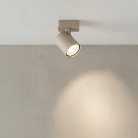 Azzardo Lampa sufitowa aluminiowa beżowa regulowana AZ7111 z serii EXO