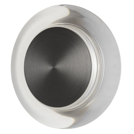 Azzardo Kinkiet aluminiowy tytanowy okrągły LED AZ7171 z serii ALEXANDRIA