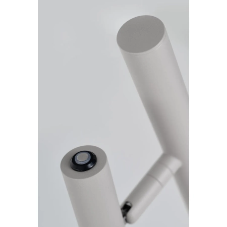 Azzardo Lampa stołowa aluminiowa biała LED z regulacją AZ7201 z serii TROST