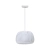 Azzardo Lampa wisząca metalowa biała 36cm AZ6641 z serii AGORA