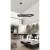 Azzardo Lampa wisząca LED czarna aluminiowa 90cm AZ6744 z serii MIRABELLA