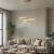 Azzardo Lampa wisząca złota kryształowa 3-pierścieniowa AZ6769 z serii CAMELIA