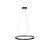 Azzardo Lampa wisząca czarna aluminiowa z kryształem AZ6772 z serii AZALEA