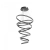 Azzardo Lampa wisząca czarna kryształowa 8-punktowa AZ6774 z serii AZALEA SPIRAL