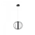 Azzardo Lampa wisząca aluminiowa czarna LED 50cm AZ6779 z serii ZOE
