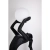 Azzardo Lampa podłogowa czarno-biała z aluminium AZ6783 z serii ARTEMIS