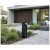 Azzardo Słupek ogrodowy aluminiowy czarny z gniazdkiem AZ6849 z serii OUTDOOR PLUG