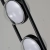 Azzardo Lampa podłogowa czarna aluminiowa 3-punktowa AZ6893 z serii ASTRID