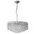 Azzardo Lampa wisząca chromowana kryształowa 11-punktowa AZ6908 z serii BURANO