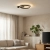 Azzardo Plafon LED czarny aluminiowy prostokątny 48cm AZ7010 z serii ARTE