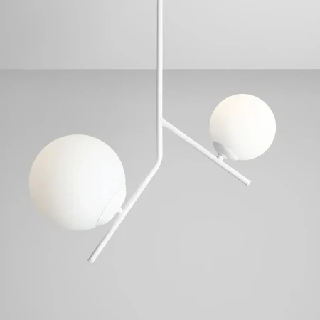 Plafon nowoczesny białe kule do małego pokoju GALLIA 2 WHITE 1095PL_H - Aldex