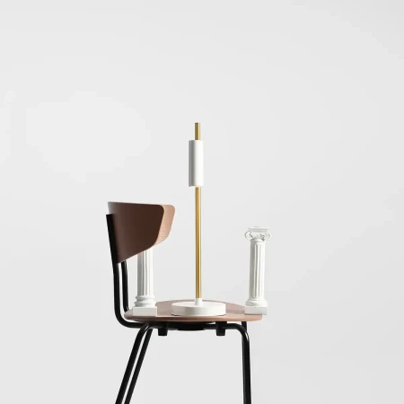 TREVO WHITE BRASS