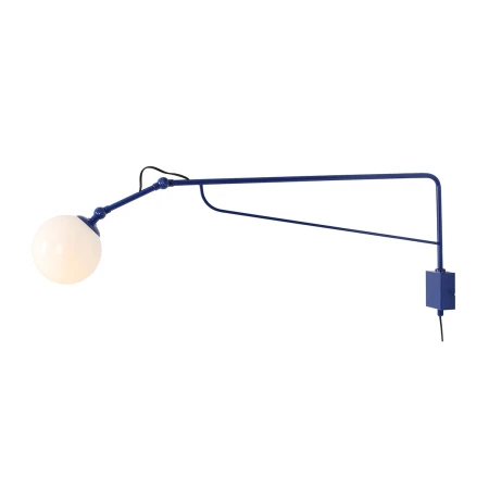 Kinkiet SOHO GLASS DUŻY COBALT 1105C25_D - Aldex