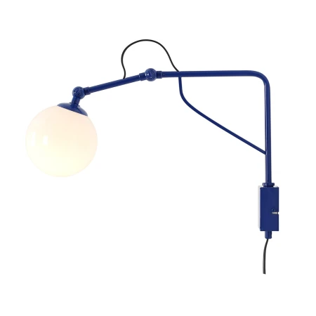 Kinkiet SOHO GLASS MAŁY COBALT 1105C25_M - Aldex