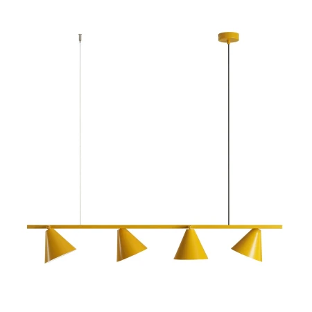 Lampa wisząca modernistyczna FORM 4 MUSTARD 1108L14 - Aldex