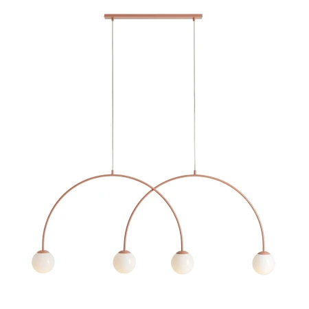 Lampa wisząca nowoczesna UNA 4 CORAL L 1116L11_L - Aldex