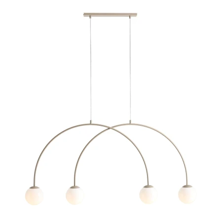 LAMPA WISZĄCA UNA 4 BEIGE S1116L17_S - Aldex