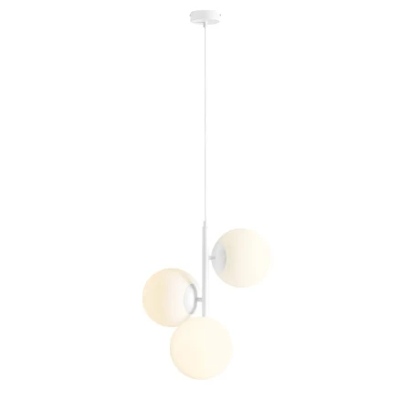 Lampa wisząca designerska FIN 3 WHITE M 1120E_M - Aldex