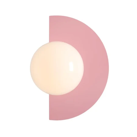 Lampa ścienna nowoczesna LOOP BABY PINK 1125C18 - Aldex