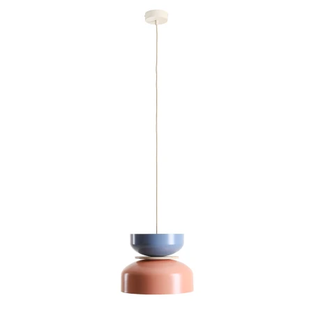 Lampa wisząca TULA LIGHT CORAL + DUSTY BLUE (30 + 22) 1132G11_16_J - Aldex