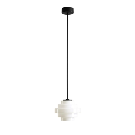 Aldex Plafon metalowy czarno-biały 14cm 9002PL_G1_M z serii FILO MILKY
