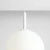 Lampa wisząca biała kula GRANDE 50