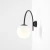 lampa ścienna czarna w stylu vintage