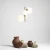 Lampa wisząca w kolorze złotym + białe kule do salonu BLOOM 4 GOLD 1091L30 - Aldex