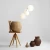 Lampa wisząca elegancka białe kule do salonu BLOOM 4 WHITE 1091L - Aldex