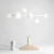 Lampa stylowa wisząca biała +  kule DIONE 6 WHITE 1092K_2 - Aldex