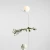 Lampa stojąca podłogowa do salonu biała