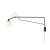 Kinkiet nowoczesny w stylu loft SOHO GLASS DUŻY BLACK 1105C1_D - Aldex