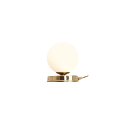 Lampa biurkowa BALL GOLD S 1076B30_S elegancka - Aldex