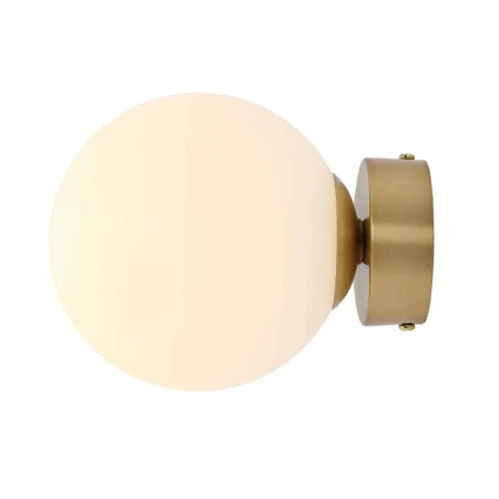 Kinkiet nowoczesny BALL BRASS S 1076C40_S elegancki - Aldex