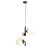 Lampa wisząca nowoczesna BLOOM 4 BLACK 1091L1 - Aldex
