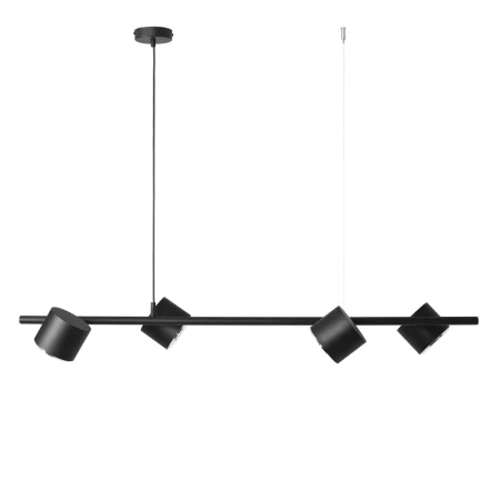 Lampa wisząca nowoczesna BOT 4 BLACK 1047L - Aldex