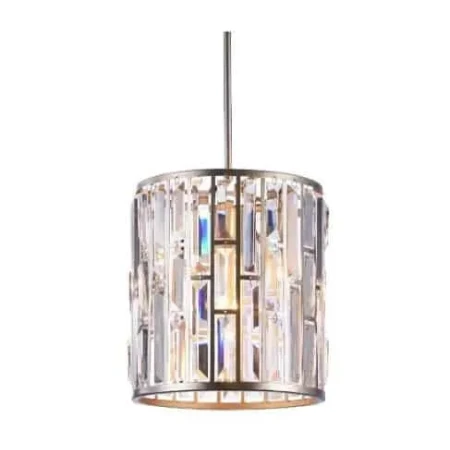 Lampa kryształowa wisząca srebrna  do salonu KYIV  P01110CP – Cosmo Light