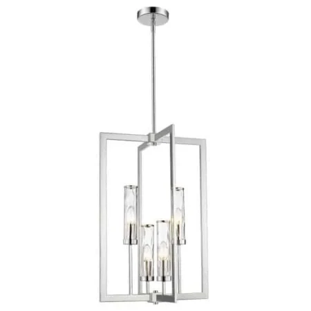 Lampa Hampton wisząca srebrna OXFORD P04052NI – Cosmo Light