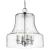 Lampa stylowa wisząca szklana PRAGUE P04458CH – Cosmo Light