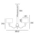 Lampa Hampton wisząca biała E14 WASHINGTON P05915NI-WH – Cosmo Light
