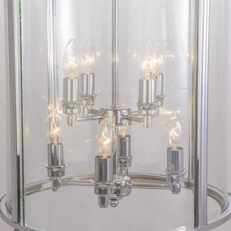 Lampa Hampton wisząca srebrna NEW YORK P08434CH – Cosmo Light