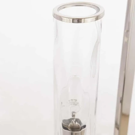 Lampa stylowa wisząca do kuchni nad stół srebrna  OXFORD P10069NI – Cosmo Light