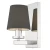 Kinkiet designerski LONDON W01014CH-BK - Cosmo Light