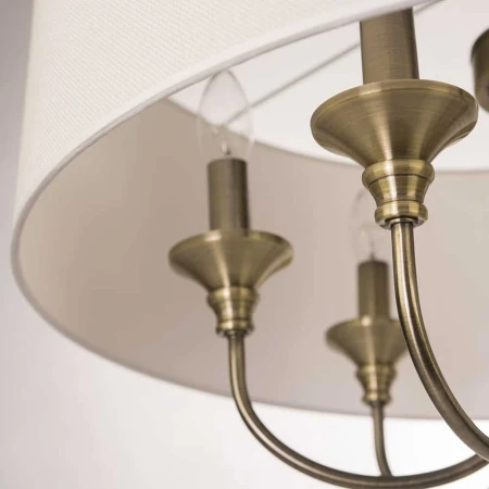 Lampa Hampton wisząca  ABU DHABI - P06871BR-WH - Cosmo Light