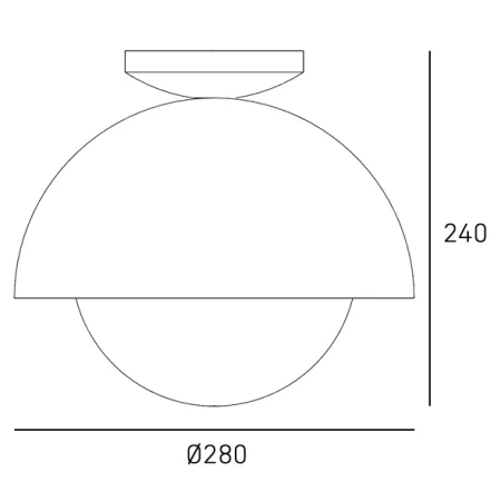 Plafon MODENA C01807BR - Cosmo Light